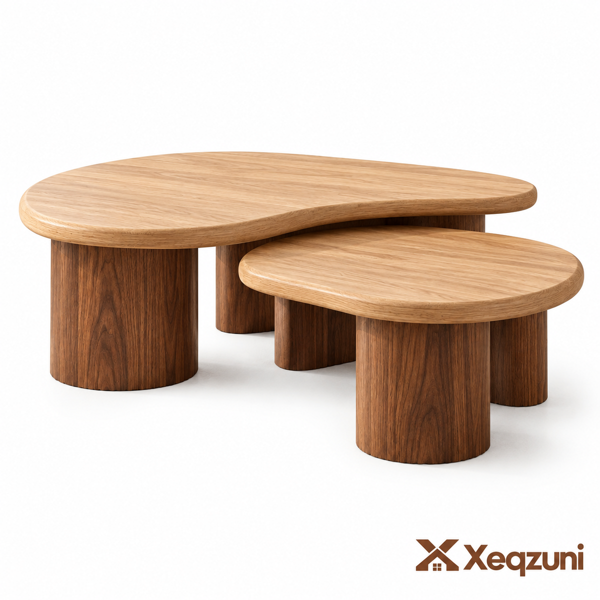 Xeqzuni™ Fluted Round Accent Side Table