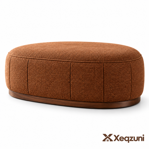 Xeqzuni™ Oval Upholstered Ottoman